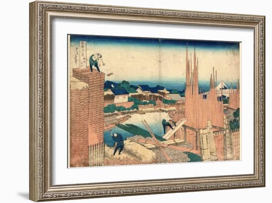 Honjo Tatekawa-Katsushika Hokusai-Framed Giclee Print