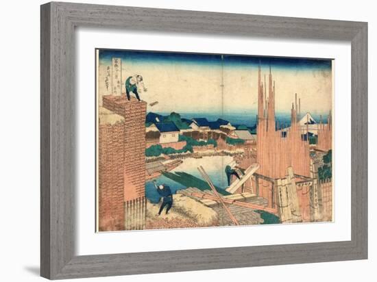 Honjo Tatekawa-Katsushika Hokusai-Framed Giclee Print