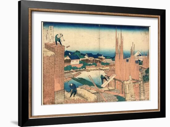 Honjo Tatekawa-Katsushika Hokusai-Framed Giclee Print