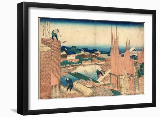 Honjo Tatekawa-Katsushika Hokusai-Framed Giclee Print