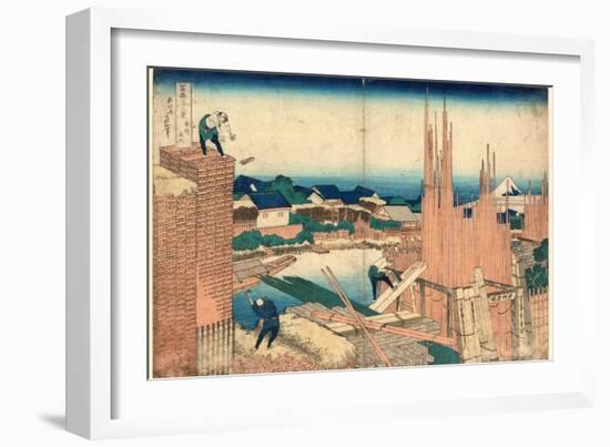 Honjo Tatekawa-Katsushika Hokusai-Framed Giclee Print