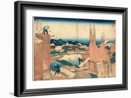 Honjo Tatekawa-Katsushika Hokusai-Framed Giclee Print