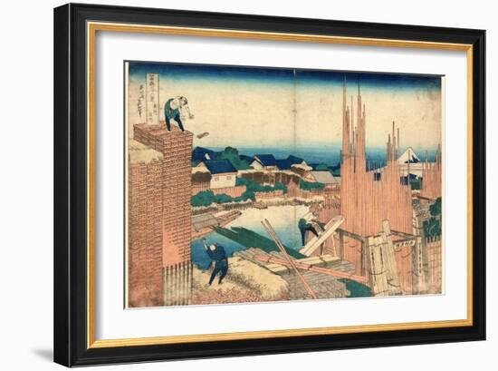 Honjo Tatekawa-Katsushika Hokusai-Framed Giclee Print