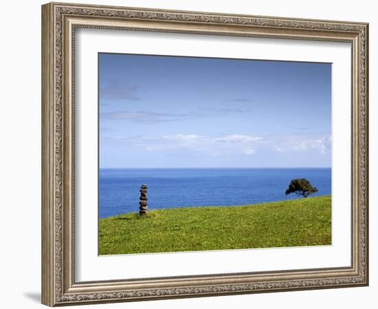 Honokaa, Hawaii - February 6, 2010: a Zen Moment Along the Hamakua Coast.-Ian Shive-Framed Photographic Print