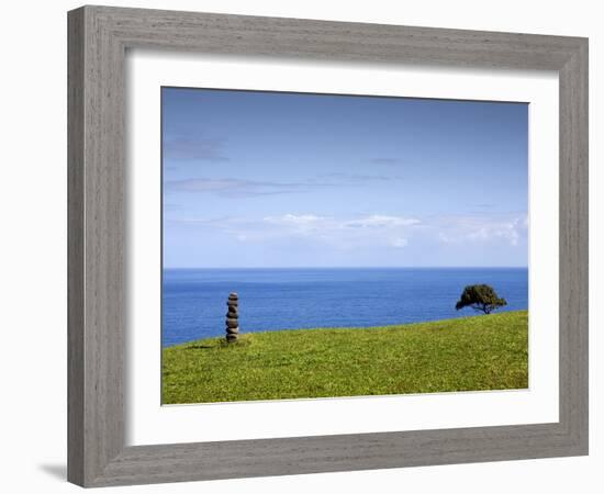 Honokaa, Hawaii - February 6, 2010: a Zen Moment Along the Hamakua Coast.-Ian Shive-Framed Photographic Print