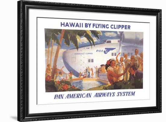 Honolulu Clipper-null-Framed Art Print