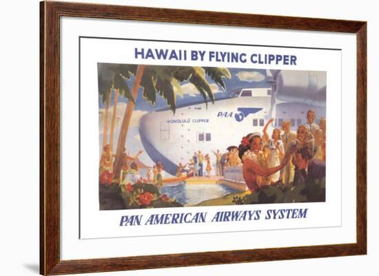 Honolulu Clipper-null-Framed Art Print