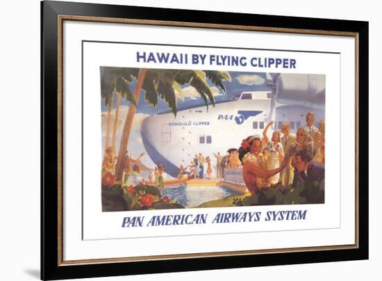 Honolulu Clipper-null-Framed Art Print