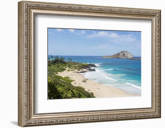 Honolulu, Hawaii, Oahu. Cove at Makapu'u Lookout.-Bill Bachmann-Framed Photographic Print