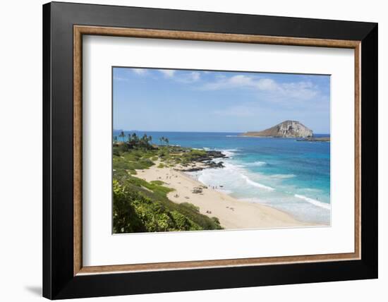 Honolulu, Hawaii, Oahu. Cove at Makapu'u Lookout.-Bill Bachmann-Framed Photographic Print