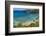 Honolulu, Hawaii, Oahu. Reef at Hanauma Bay coral from above snorkelers beach-Bill Bachmann-Framed Photographic Print