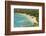 Honolulu, Hawaii, Oahu. Reef at Hanauma Bay coral from above snorkelers beach-Bill Bachmann-Framed Photographic Print