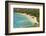 Honolulu, Hawaii, Oahu. Reef at Hanauma Bay coral from above snorkelers beach-Bill Bachmann-Framed Photographic Print