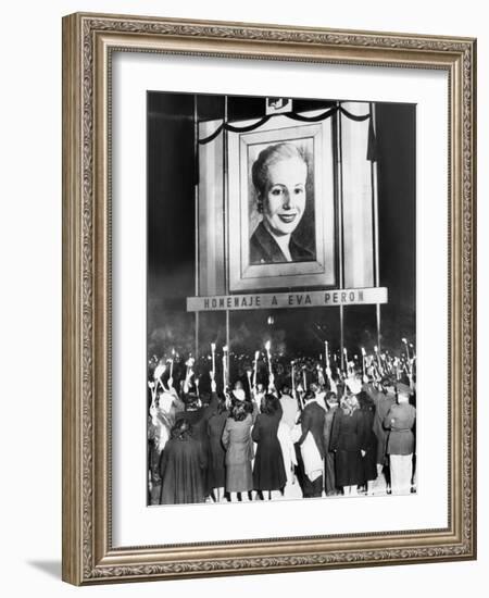 Honor Eva Peron-null-Framed Photo