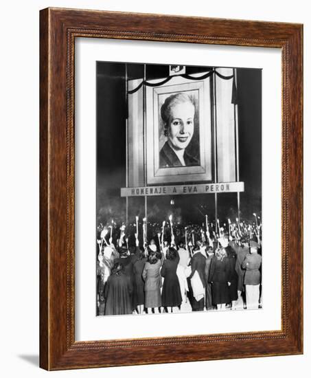 Honor Eva Peron-null-Framed Photo