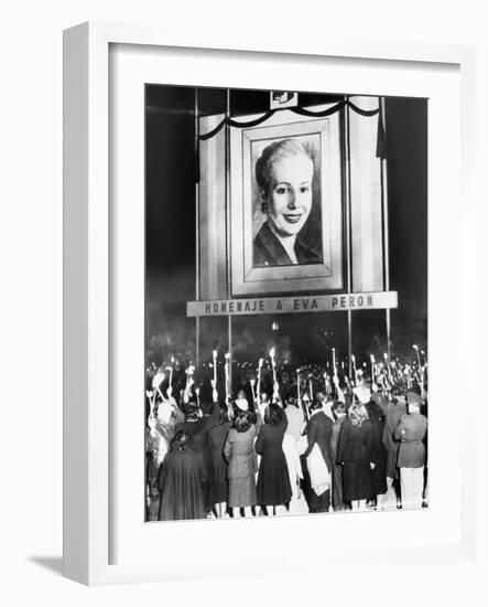 Honor Eva Peron-null-Framed Photo