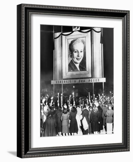 Honor Eva Peron-null-Framed Photo