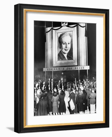 Honor Eva Peron-null-Framed Photo