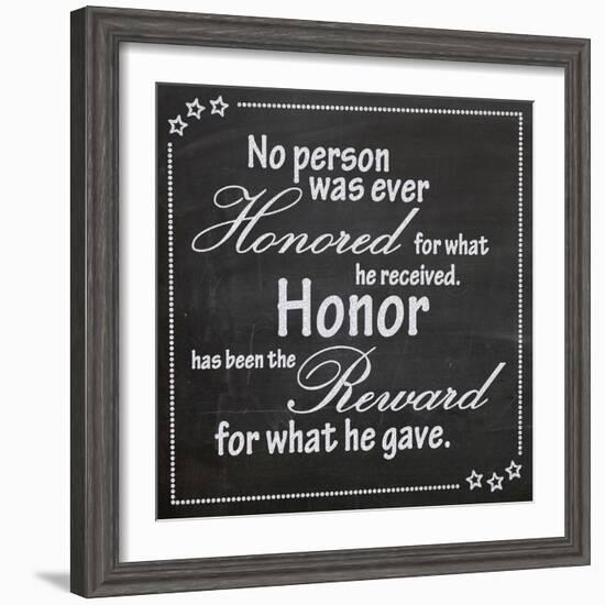 Honor-Lauren Gibbons-Framed Premium Giclee Print