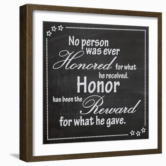 Honor-Lauren Gibbons-Framed Premium Giclee Print