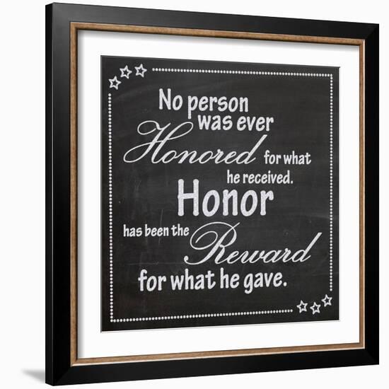 Honor-Lauren Gibbons-Framed Art Print