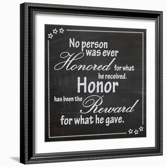 Honor-Lauren Gibbons-Framed Art Print