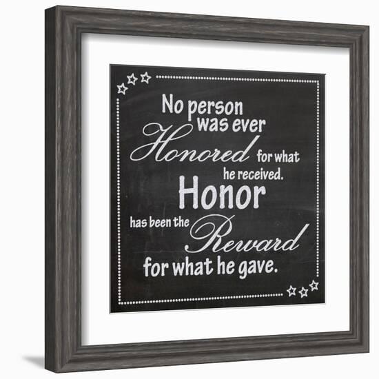 Honor-Lauren Gibbons-Framed Art Print