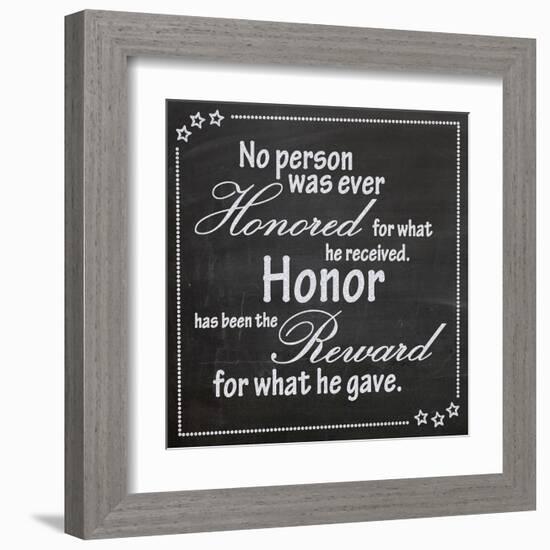 Honor-Lauren Gibbons-Framed Art Print