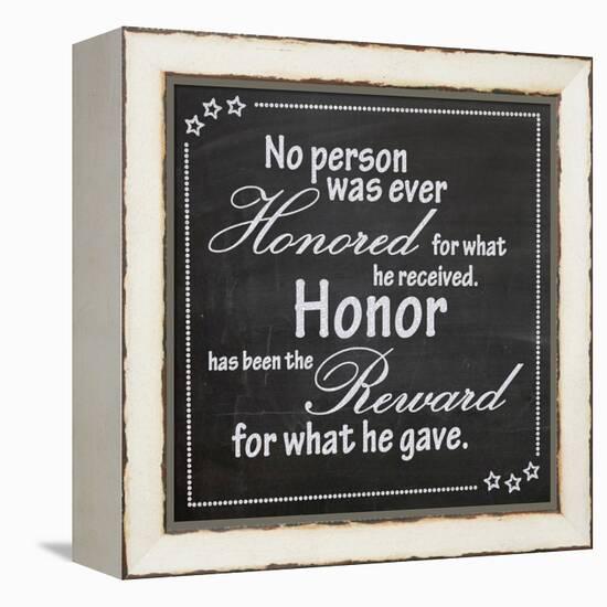 Honor-Lauren Gibbons-Framed Stretched Canvas