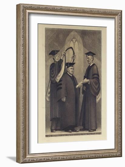 Honorary Degree-Grant Wood-Framed Giclee Print