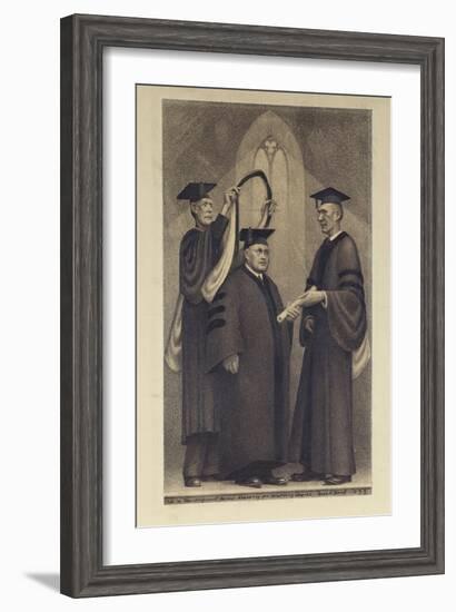 Honorary Degree-Grant Wood-Framed Giclee Print