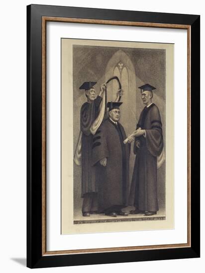 Honorary Degree-Grant Wood-Framed Giclee Print