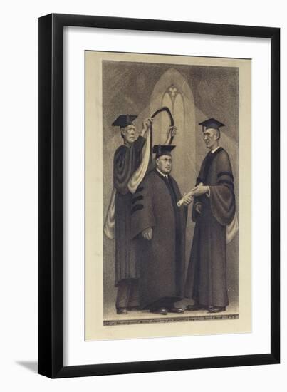 Honorary Degree-Grant Wood-Framed Giclee Print