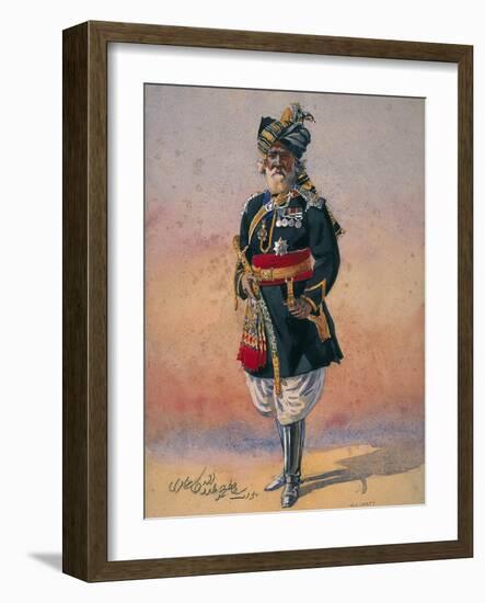 Honorary Native Commandment Nawab Sir Hafiz Muhammad Abdullah Khan, Kcie, I-Alfred Crowdy Lovett-Framed Giclee Print