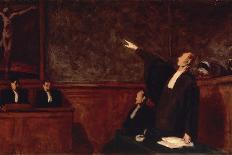 Two Lawyers Shake Hands, C. 1840-60-Honore Daumier-Art Print