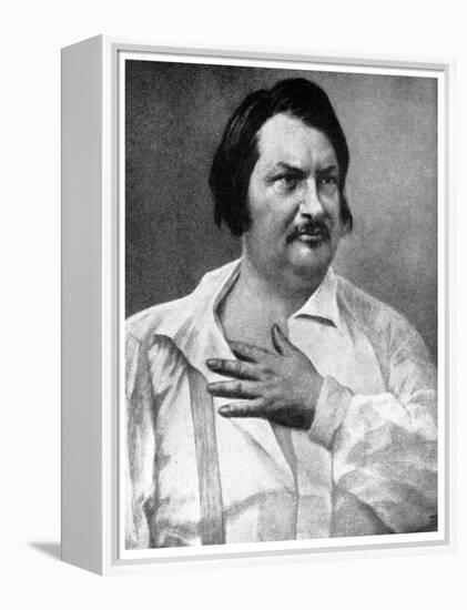 Honore De Balzac, French Novelist, 19th Century-Felix Nadar-Framed Premier Image Canvas