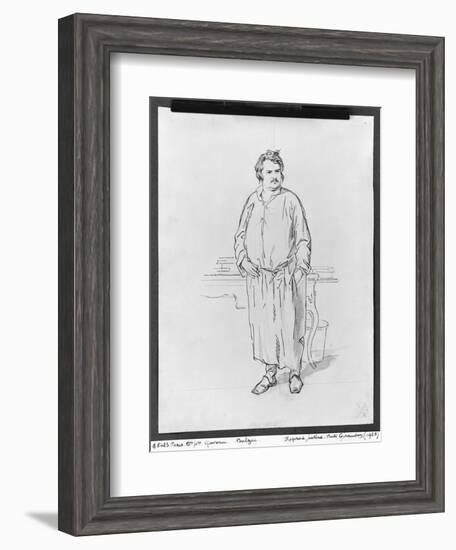 Honore de Balzac-Paul Gavarni-Framed Giclee Print