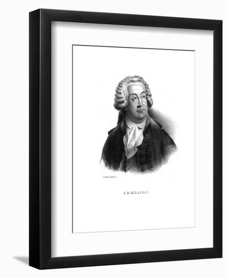 Honore-Gabriel de Riquetti, comte de Mirabeau, (c1820s)-Unknown-Framed Giclee Print