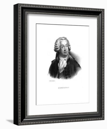 Honore-Gabriel de Riquetti, comte de Mirabeau, (c1820s)-Unknown-Framed Giclee Print