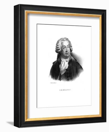 Honore-Gabriel de Riquetti, comte de Mirabeau, (c1820s)-Unknown-Framed Giclee Print