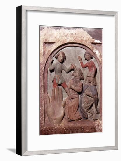 'Honour your Mother and Father', The Ten Commandments, c20th century-Unknown-Framed Giclee Print