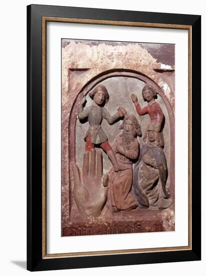 'Honour your Mother and Father', The Ten Commandments, c20th century-Unknown-Framed Giclee Print