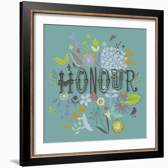 Honour-Ken Hurd-Framed Giclee Print