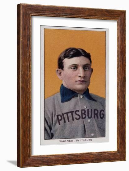 Honus Wagner Baseball Card-null-Framed Giclee Print