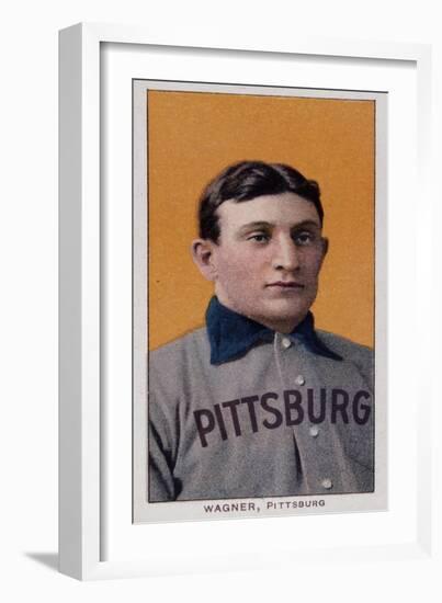 Honus Wagner Baseball Card-null-Framed Giclee Print