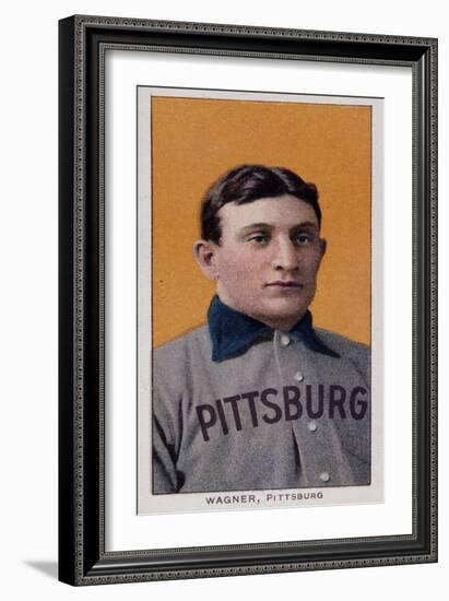 Honus Wagner Baseball Card-null-Framed Giclee Print