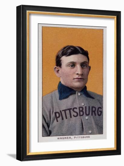 Honus Wagner Baseball Card-null-Framed Giclee Print