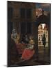 Hooch, Pieter, De (1629-1684) A Musical Party in a Courtyard Oil on Canvas 1677 National Gallery, L-Pieter de Hooch-Mounted Giclee Print