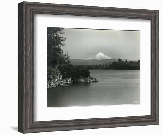 Hood From 40 Miles West-Albert H. Barnes-Framed Giclee Print