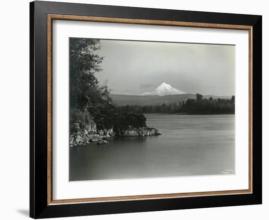 Hood From 40 Miles West-Albert H. Barnes-Framed Giclee Print